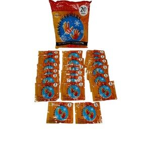 20 Pairs Hand Warmers (40 Warmers) Up To 8 Hours Of Heat For Each One (NEW)